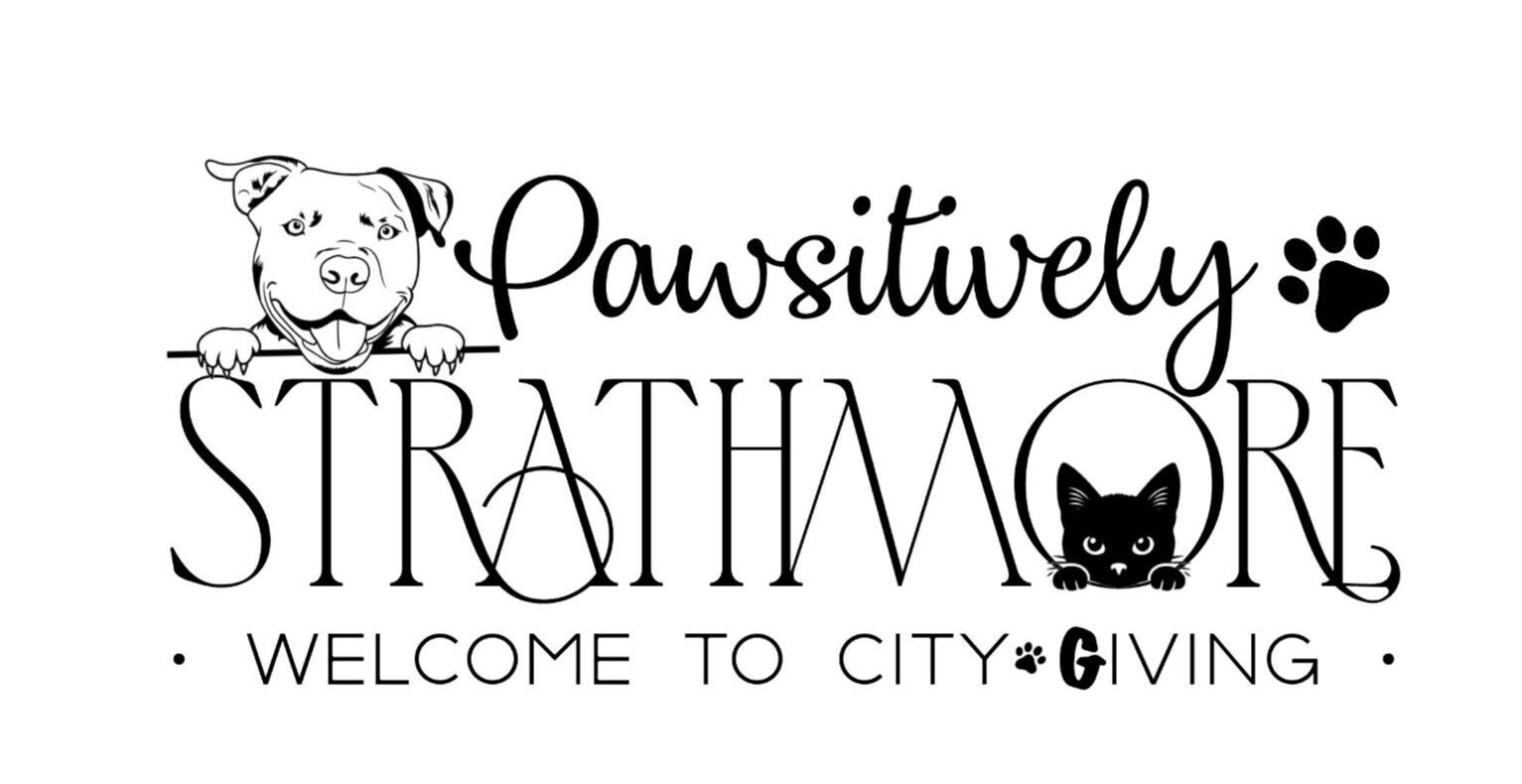 Pawsitively Strathmore Banner